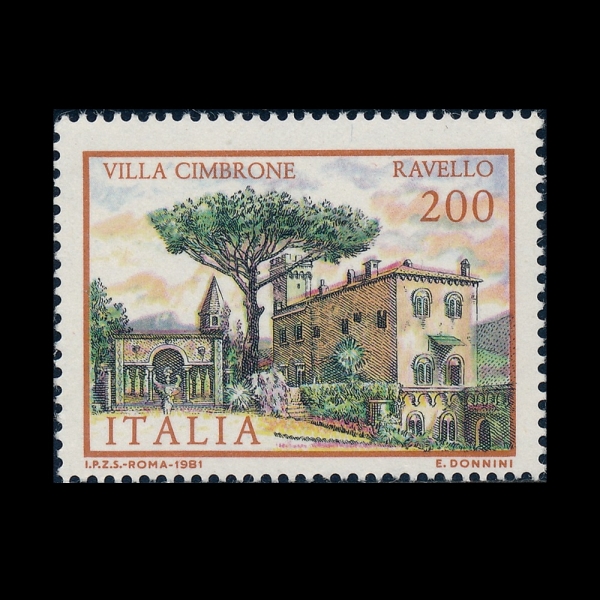 ITALY(��Ż����)-#1493-100 I-VILLA CAMPOLIETO, ERCOLANO(�츣���׿��� ���� į��������)-1981.10.17��