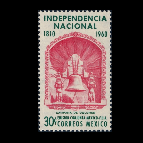 MEXICO(�߽���)-#910-30c-INDEPENDENCE BELL & MONUMENT(������ ��, ��������)-1960.9.15��