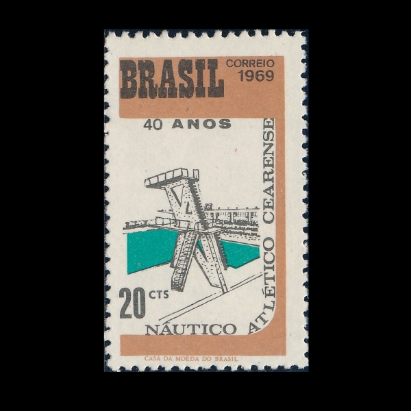 MEXICO(�߽���)-#1124-20c-DIVING PLATFORM AND SWIMMING POOL(���̺� �÷���, ������)-1969.6.13��
