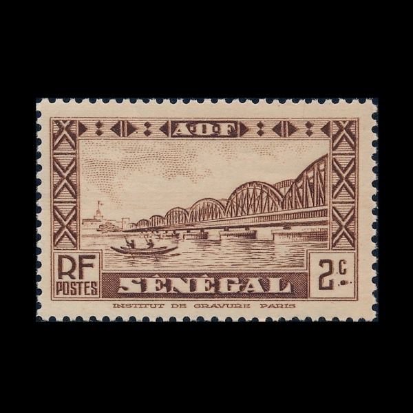 SENEGAL(���װ�)-#143-2c-FAIDHERBE BRIDGE, ST. LOUIS(���̵����� �ٸ�)-1935��