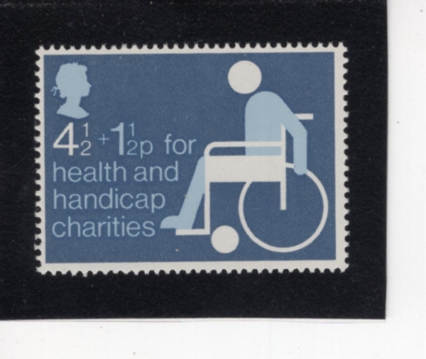 GREAT BRITAIN(����)-#B1-4 1/2+1 1/2p-HANDICAPPED PERSON(��ü� ź �����)-1975.1.22��