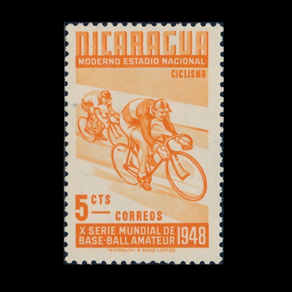 NICARAGUA(��ī���)-#721-5c-BICYCLING(������)-1949.7.15��