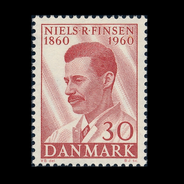 DENMARK(����ũ)-#347-30o-FINSEN(�ҽ� ���̺���ũ �ɼ�)-1960.8.1��