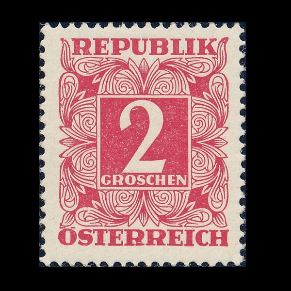 AUSTRIA(����Ʈ����)-#J233-2g-POSTAGE DUE STAMPS(������� ������)-1949��