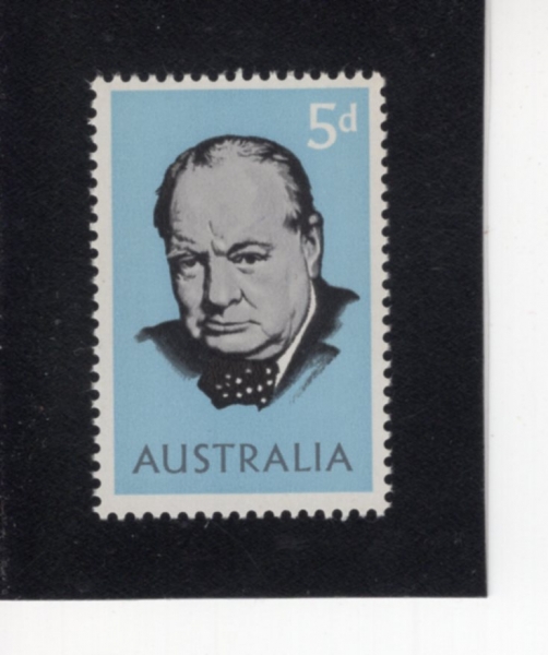 AUSTRALIA(����Ʈ���ϸ���)-#389-5p-WINSTON CHURCHILL(������ óĥ)-1965.5.24��