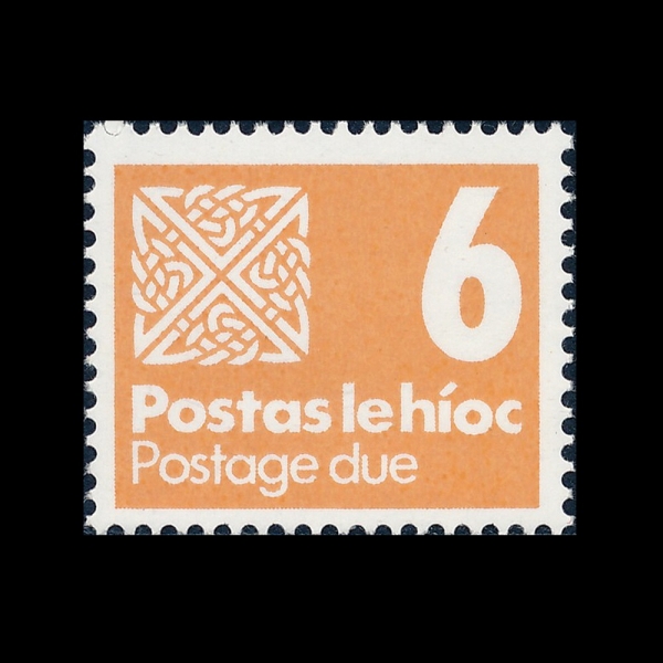IRELAND(���Ϸ���)-#J31-6p-POSTAGE DUE STAMPS(������� ������)-1980.6.11��