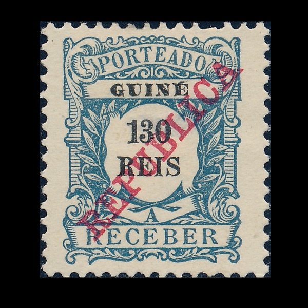 PORTUGUESE GUINEA(�������� ���)-#J18-130r-POSTAGE DUE STAMPS(������� ������)-1911�� 