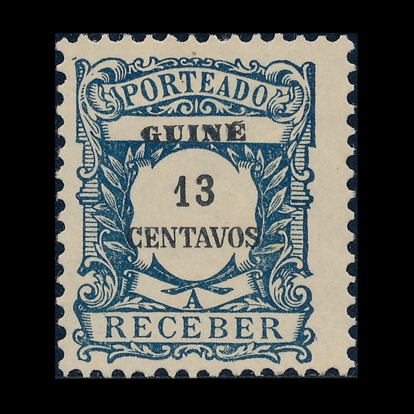 PORTUGUESE GUINEA(�������� ���)-#J37-13c-POSTAGE DUE STAMPS(������� ������)-1921��