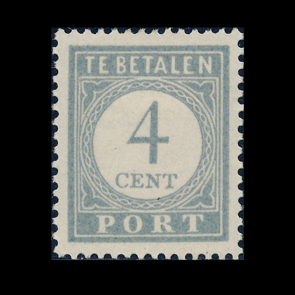 NETHERLANDS(�״�����)-#J18-4c-POSTAGE DUE STAMPS(������� ������)-1909��