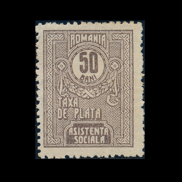 ROMANIA(�縶�Ͼ�)-#RAJ15-50b-POSTAGE DUE STAMPS(������� ������)-1922��