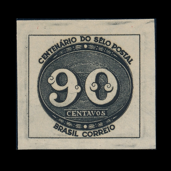BRAZIL(�����)-#611-90c-ADAPTATION OF 1843 \"BULL\