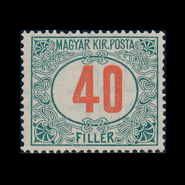 HUNGARY(�밡��)-#J68-40f-POSTAGE DUE STAMPS(������� ������)-1919��