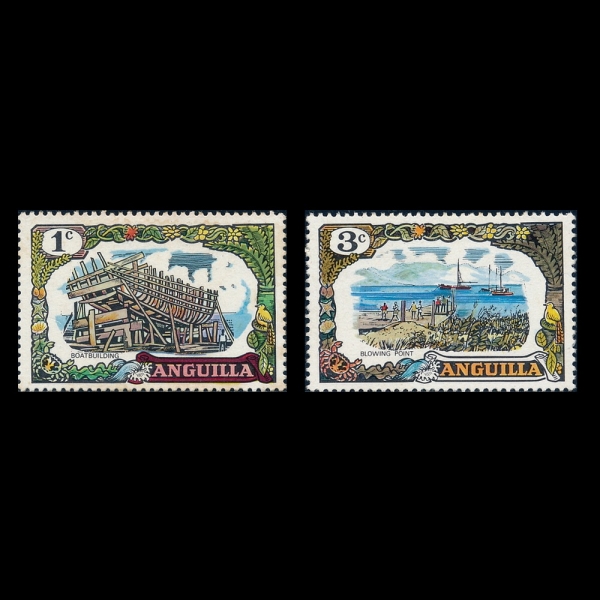ANTIGUA(��Ƽ����)-#A14(2��)-BOAT BUILDING AND BLOWING POINT DOCK(��Ʈ ����, ������ ����Ʈ �ױ�)-1970.11.23��