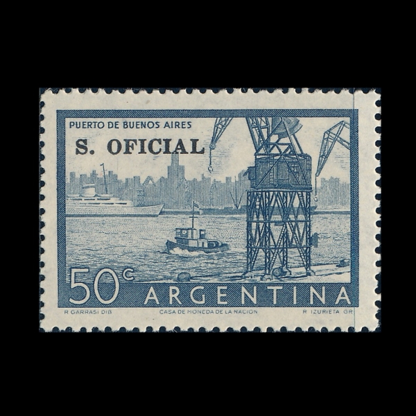 ARGENTINA(�Ƹ���Ƽ��)-#O97-50c-BUENOS AIRES HARBOR(�ο��뽺���̷��� �ױ�)-1955��