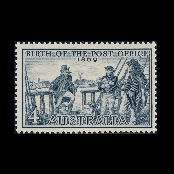 AUSTRALIA(����Ʈ���ϸ���)-#332-4p-POSTMASTER ISSAC NICHOLS BOARDING VESSEL TO RECEIVE MAIL(��ü���� ������ ���ݽ��� �������� �ޱ� ���� ���ڿ� ž��)-1959.4.22��