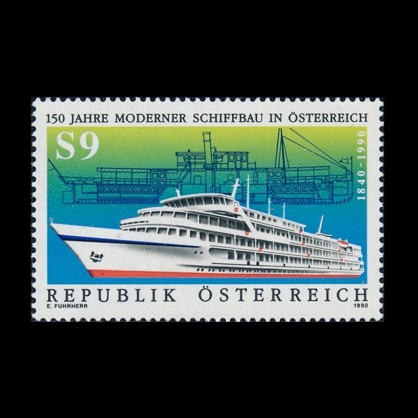 AUSTRIA(����Ʈ����)-#1512-9s-TELEGRAPH, 1880, ANTON TSCHECHOW, 1978(���� 1880��, ���� üȣ�� 1978��)-1990.6.28��
