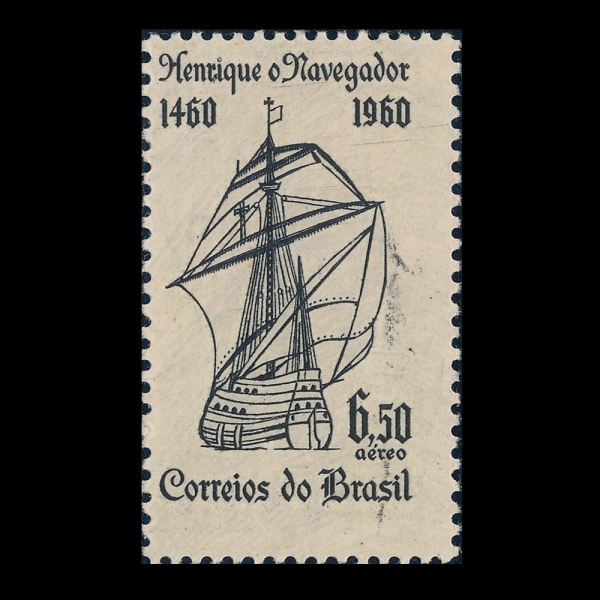 BRAZIL(�����)-#C102-6.50cr-CARAVEL(ī��)-1960.8.5�� 