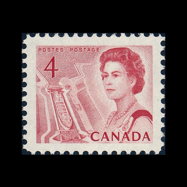 CANADA(ĳ����)-#457-4c-SHIP IN LOCK(���� �����ġ)-1967.2.8��