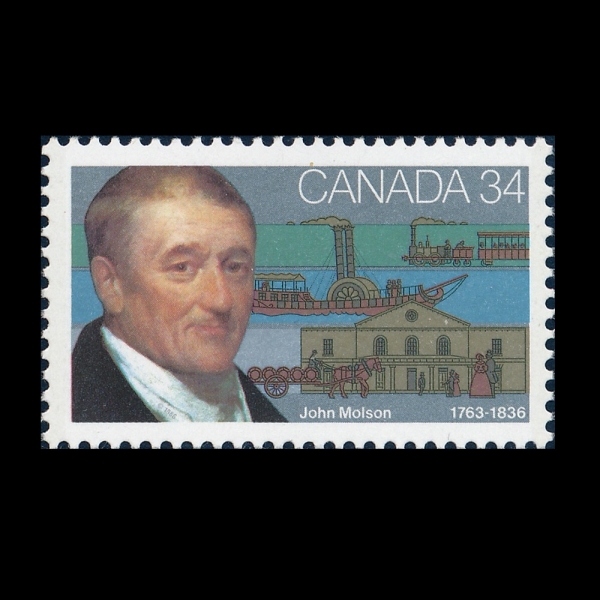 CANADA(ĳ����)-#1117-34c-JOHN MOLSON(�� ����)-1986.11.4��