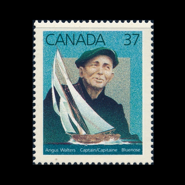 CANADA(ĳ����)-#1228-37c-THE BLUENOSE AND CAPT. WALTERS(�������, �ްŽ� ���ͽ�)-1988.11.18��