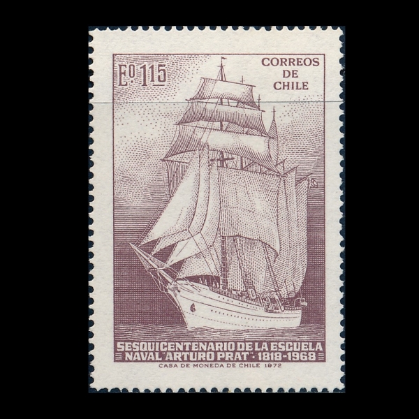 CHILE(ĥ��)-#425-1.15e-SAILING SHIP(����)-1972.8.4��
