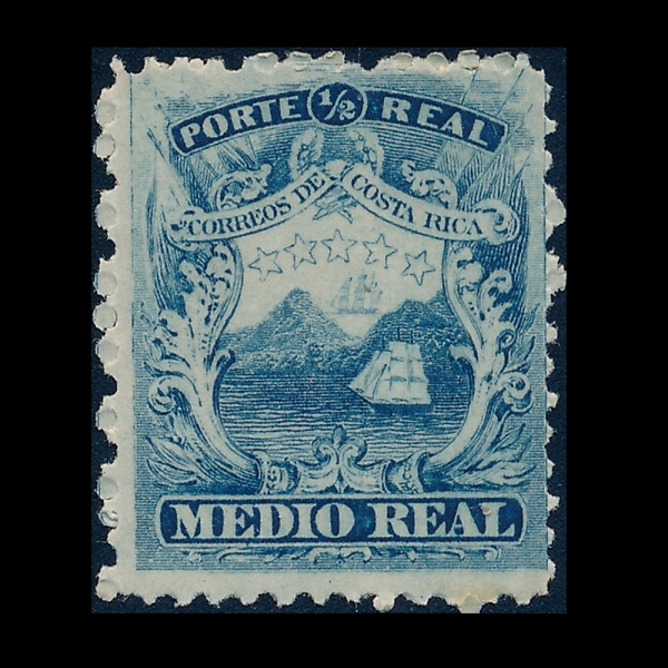 COSTA RICA(�ڽ�Ÿ��ī)-#1-1/2r-COAT OF ARMS(�ڽ�Ÿ��ī ��ȭ���� ����)-1863��