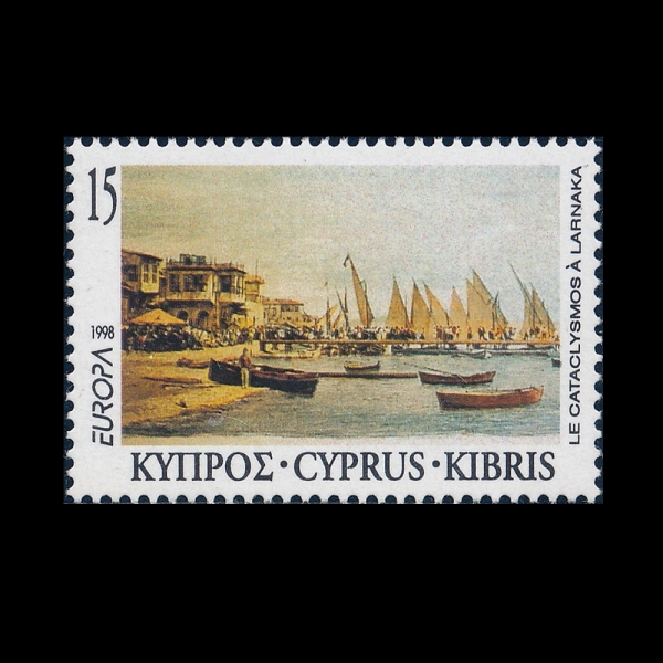 CYPRUS(Ű���ν�)-#918-15c-\"KATAKKLYSMOS\" LARNACA(īŹŬ������, ȫ�� ����)-1998.5.4��
