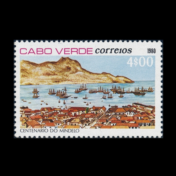 CAPE VERDE(ī��������)-#398-4e-CENTENARY OF MINDELO(�ε���)-1980.4.23��