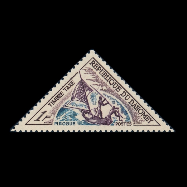 DAHOMEY(��ȣ��)-#J35-1fr-MAIL BOAT(������)-1967.10.24��