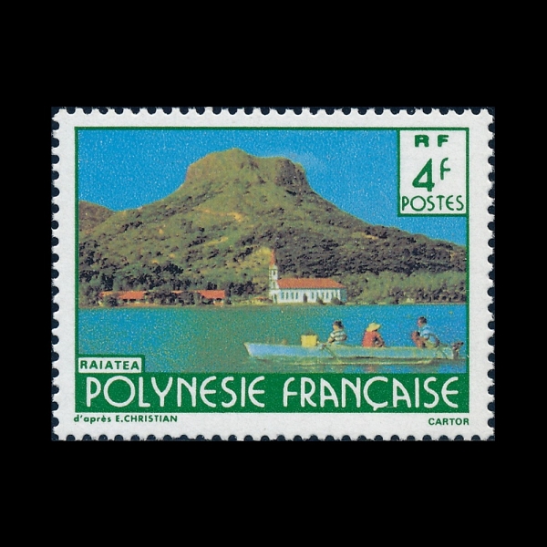 FRENCH POLYNESIA(�������� �����׽þ�)-#316-4fr-RAIATEA(���̾��׾�)-1979.3.8��