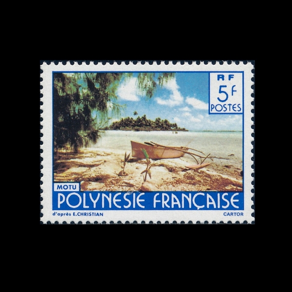 FRENCH POLYNESIA(�������� �����׽þ�)-#317-5fr-MOTU(���� ��)-1979.3.8��