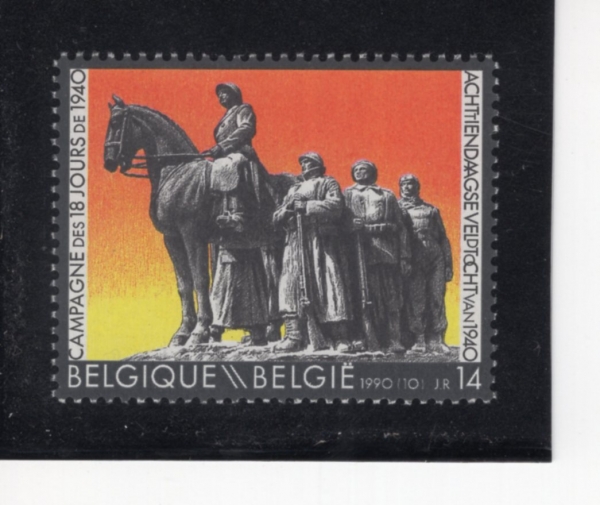 BELGIUM(���⿡)-#1345-14fr-18-DAY CAMPAIGN, 1940(������ ���⿡ ħ��, 1940��)-1990.5.14��