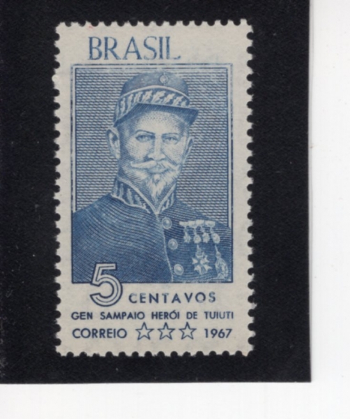 BRAZIL(�����)-#1056-5c-GENERAL SAMPAIO(����Ͽ� �� �����̿�)-1967.8.25��