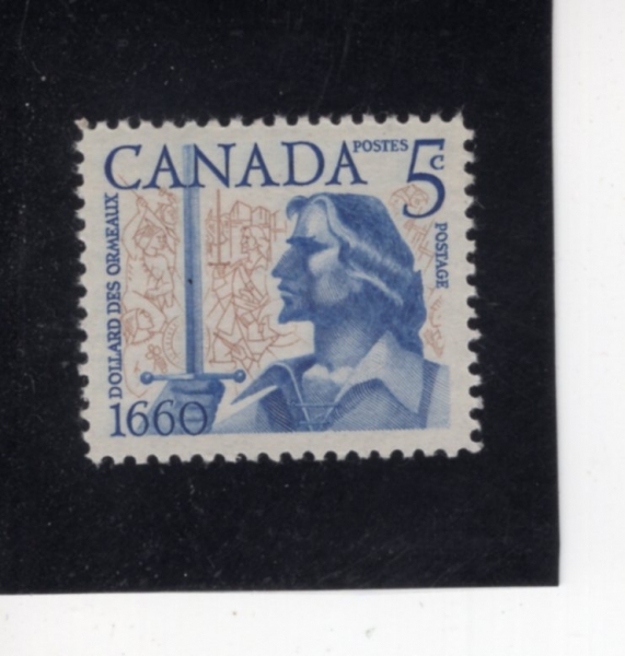 CANADA(ĳ����)-#390-5c-DOLLARD DES ORMEAUX AND BATTLE SCENE(���� �� ������ ���� ���)-1960.5.19��