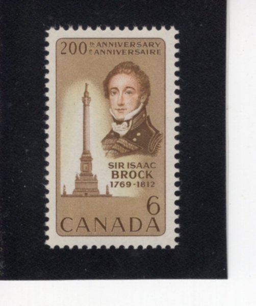 CANADA(ĳ����)-#501-6c-SIR ISSAC BROCK AND MEMORIAL QUEENSTON HEIGHTS(������ ���, ������ ������ ����)-1969.9.12��