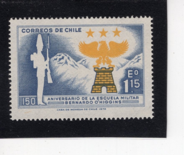 CHILE(ĥ��)-#422-1.15e-SOLDIER, 1822, ANDES, MILITARY COLLEGE EMBLEM(1822�� ����, �ȵ���, ���� ���� ������)-1972.6.9��