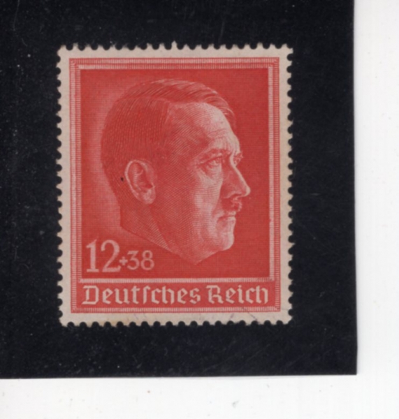 GERMANY(����)-#B118-12+38pf-ADOLF HITLER(�Ƶ��� ��Ʋ��)-1938.4.13��