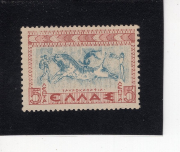 GREECE(�׸���)-#396-5 I-CONTEST WITH BULL(����)-1937.11.1��