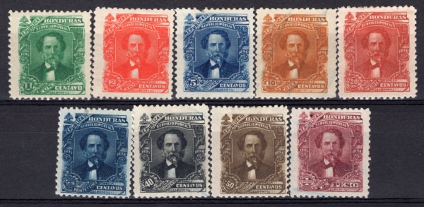 HONDURAS(�µζ�)-#A9(9��)-GENERAL TRINIDAD CABANAS(ȣ�� Ʈ���ϴٵ� ī�ٳĽ�)-1893.8��