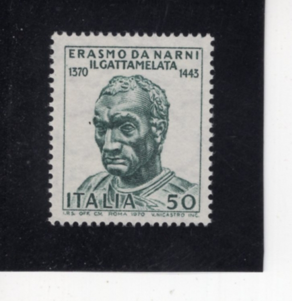 ITALY(��Ż����)-#1015-50 I-GATTAMELATE, BUST BY DONATELLO(��Ÿ���Ÿ �⸶��)-1970.5.30��
