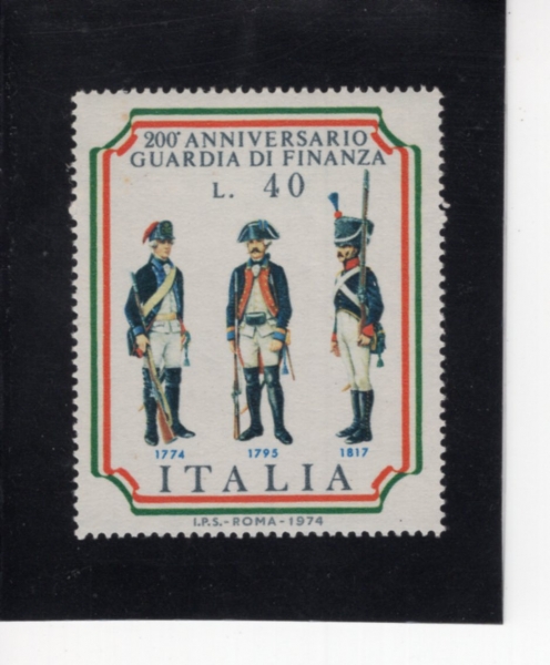 ITALY(��Ż����)-#1145-40 I-CUSTOMS FRONTIER GUARDS, 1774, 1795, 1817(���� ���� ����, 1774��, 1795��, 1817��)-1974.6.21��