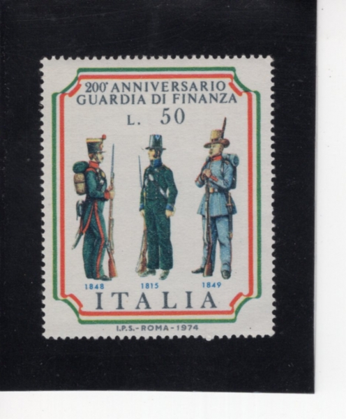 ITALY(��Ż����)-#1146-50 I-LOMBARDY VENETIA, 1848, SARDINIA, 1815, TEBRO BATTALION, 1849(�ҹٸ���� ����ġ�� 1848, �縣���� 1815, �׺�� ��� 1849-���� ����)-1974.6.21��