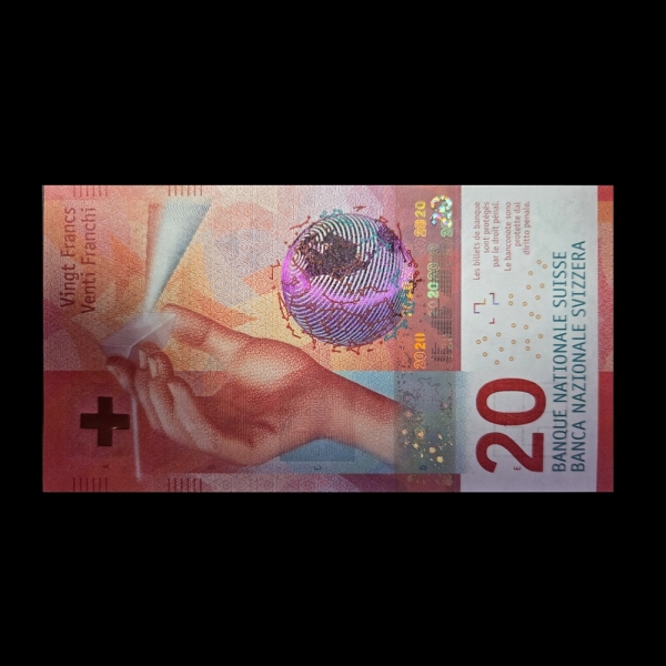 SWITZERLAND(������)-#76-20 FRANKEN--2017��