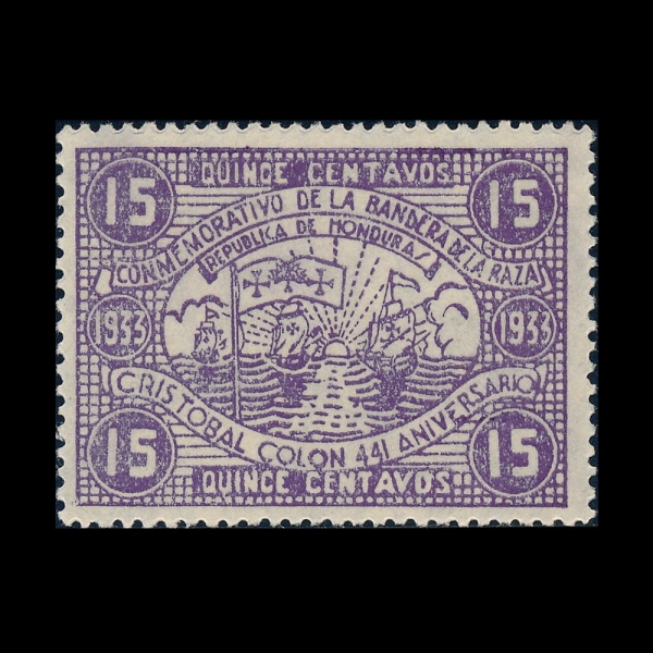 HONDURAS(�µζ�)-#324-15c-COLUMBUS\