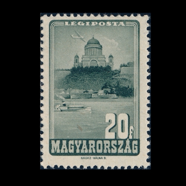 HUNGARY(�밡��)-#C46-20f-CATHEDRAL OF ESZTERGOM(�����׸��� �뼺��)-1947.3.5��