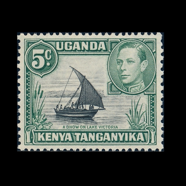 KENYA, UGANDA & TANZANIA(�ɳ�, �찣��, ź�ڴϾ�)-#67-5c-DHOW ON LAKE VICTORIA(���丮�� ȣ���� �ٿ�)-1938��