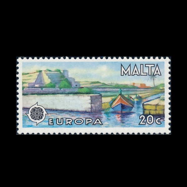 MALTA(��Ÿ)-#540-20c-HARBOR, IS-SALINI(�̽�-�츮�� �ױ�)-1977.7��