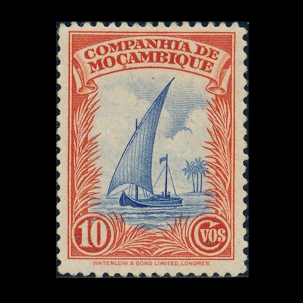 MOZAMBIQUE COMPANY(�����ũ ȸ��)-#177-10c-DHOW(�ٿ�)-1937.5.16��
