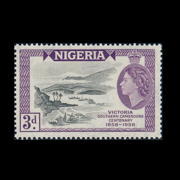 NIGERIA(����������)-94-3p-AMBAS BAY, VICTORIA HARBOR(�Ϲٽ� ��, ���丮�� �ױ�)-1958.12.1��