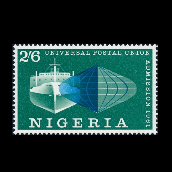 NIGERIA(����������)-117-2sh6p-GLOBE AND SHIP(����, ����)-1961.7.25��
